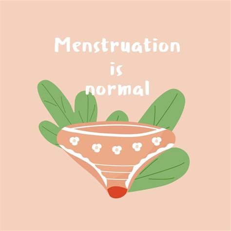 Menstruation Illustration Vectorielle Plane Bikini Sanglant Avec Fond