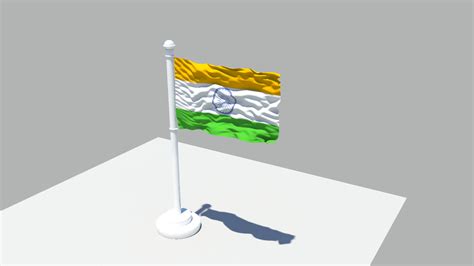 Indian flag 3D model | CGTrader