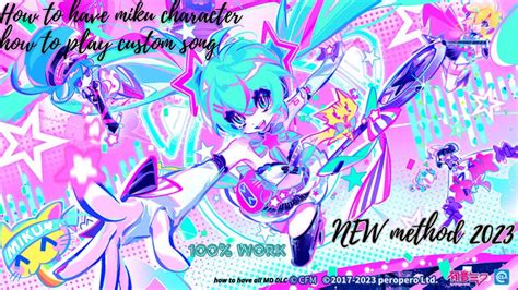 How To Unlock Miku Character Play Custom Song And Have Dlc In