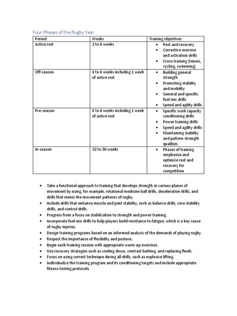 Test RUGBY | PDF