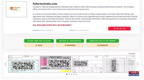 Lockbit Ransomware Targets Fullerton India Demand A Staggering