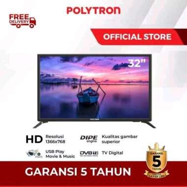 Jual Led Tv 32 Inch Polytron Siap Digital Original Murah Diskon Mei