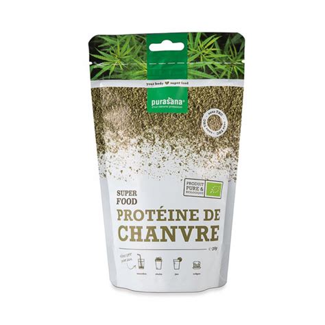 Poudre De Prot Ine De Chanvre Bio Purasana G