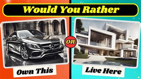 Would You Rather Luxury Life Edition 💎💸💰 Youtube