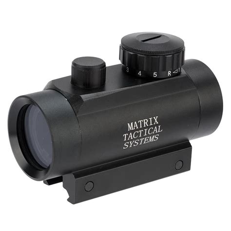 Matrix 1x30 Military Style Illuminated Redgreen Dot Sight Camouflageca