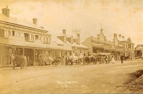 Historic photo of Deloraine Tasmania. Part of the history of Blakes ...