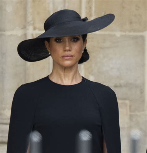 Photo Meghan Markle Procession Du Cercueil De La Reine Elizabeth Ii