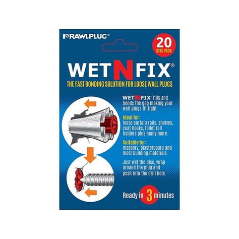 Rawlplug Wet N Fix Repair Pads Pack Of 20 Homebase