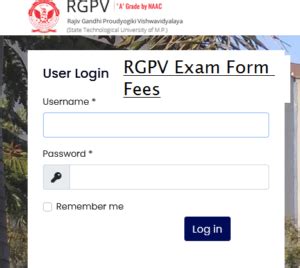 Rgpv Exam Form Fees Online Payment Link Out Rgpv Ac In