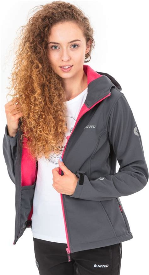 Hi Tec Kurtka damska Lady Caria II Softshell szaro różowa r S Morele net