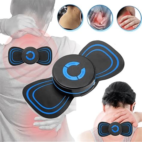 Portable Ems Mini Electric Neck Massager, Neck Massage Pad, Portable ...