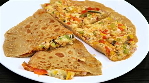 पिज़्ज़ा पराठा How To Make Pizza Paratha Iftar Recipe Pizza