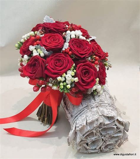 Bouquet Da Sposa Con Rose Rosse Fiorista Roberto Di Guida Bouquet