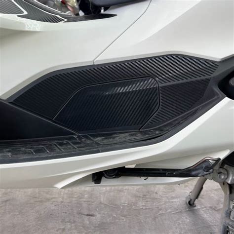 Side Inner Fairings Honda Pcx 160 3d Carbon Fiber Accent Decals Sticker