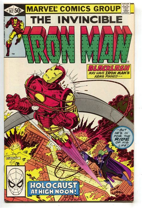 Invincible Iron Man 147 Marvel 1981 Nm Bob Layton Fantastic Four Ad