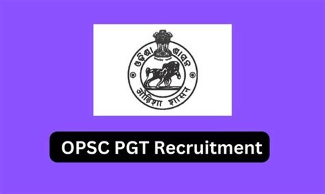 Opsc Pgt Recruitment Apply Online For Teacher Posts