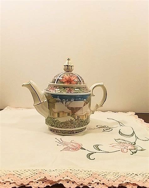 Sadler Bermuda Island Pattern Teapot Vintage Sadler Teapot Etsy Tea