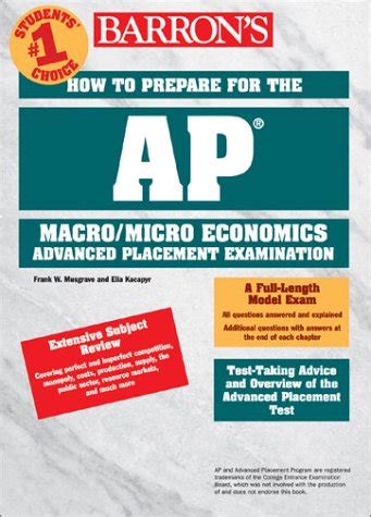 How To Prepare For The AP Macroeconomics Microeconomics BARRON S HOW