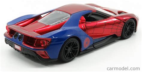 Jada Scale Ford Usa Gt Spiderman Red Blue