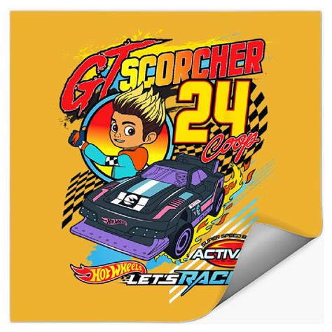 Hot Wheels Let S Race Gt Scorcher Stickers Sold By Lauren Durham Sku