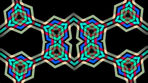 Square Kaleidoscope Pattern By Lonewolf6738