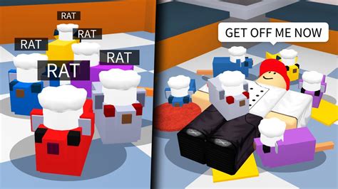 ROBLOX COOK BURGERS But Everyone Is A RAT YouTube