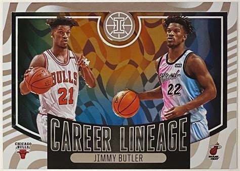 Jimmy Butler 2020 21 Panini Illusions Basketball Career Lineage Card