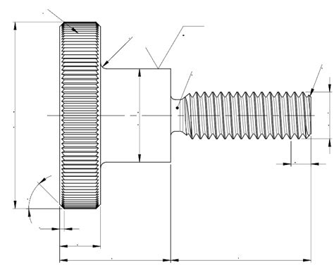 Knurled Thumb Screws Din