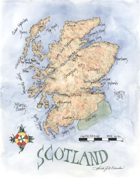 Scotland Drawing at GetDrawings | Free download