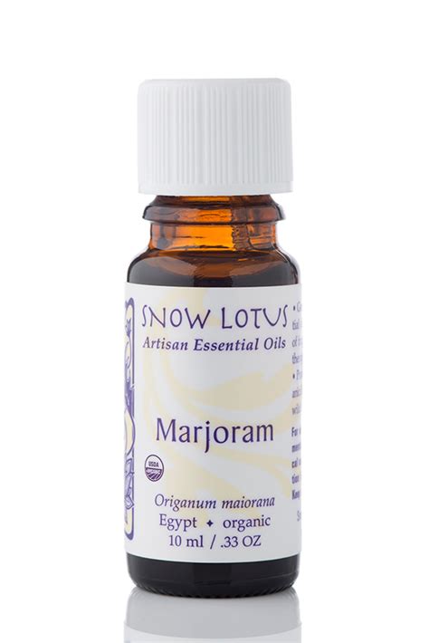 Marjoram Essential Oil Organic Snow Lotus Aromatherapy