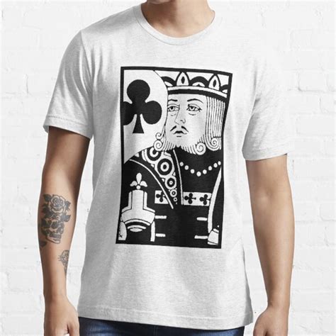 King Of Clubs T Shirt For Sale By Impactees Redbubble King Of