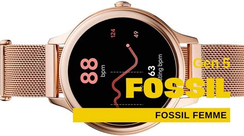 Fossil Femme Montre Connect E Gen Gen E Avec Haut Parleur