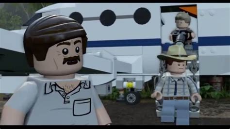 Lego Jurassic World Jp3 Landing Site Alan Grant Paul Kirby Billy Brennan Gameplay Youtube