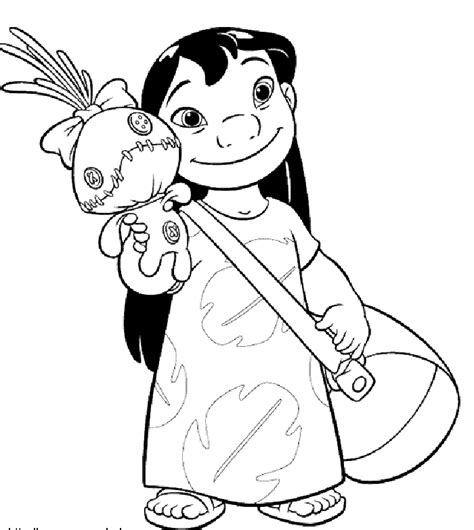 Scrump Lilo And Stitch Coloring