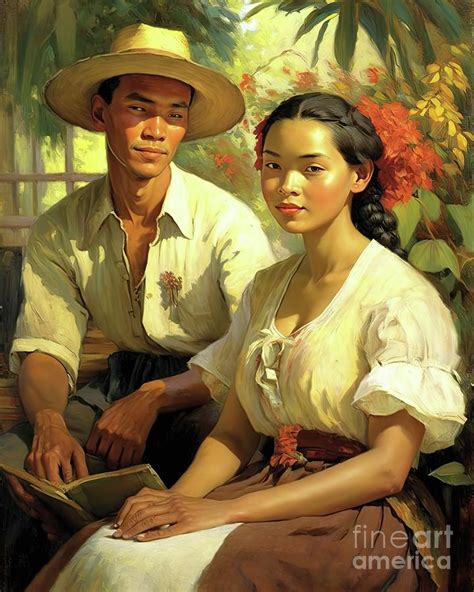 Fernando Amorsolo inspired Art. Painting by Enzo Matteo - Fine Art America