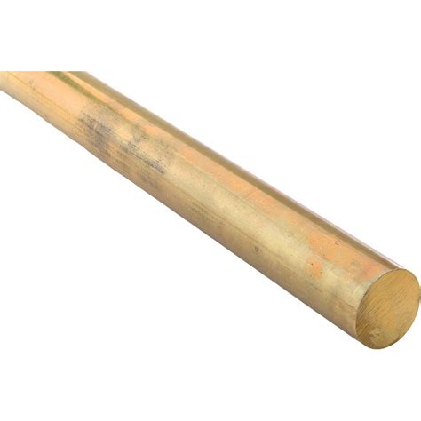 Value Collection Brass Round Rod 34 Dia 72 Long Alloy 464 Msc Direct