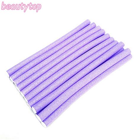 New 10 Pcs Foam Curlers Fashion Curler Makers Soft Foam Bendy Twist