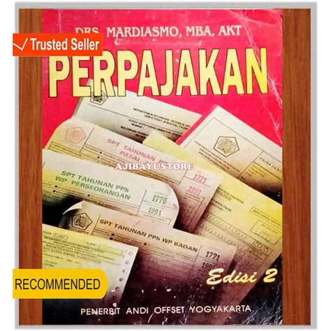 Jual Buku Perpajakan Edisi Mardiasmo Andi Shopee Indonesia