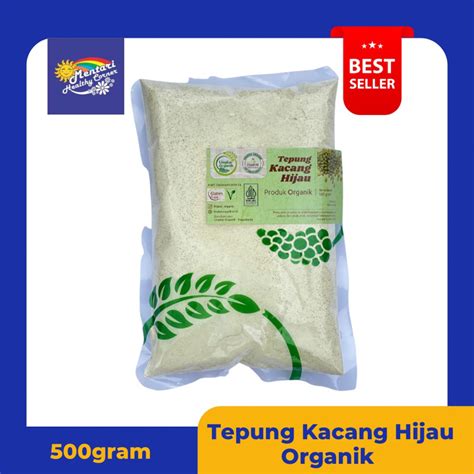 Jual Tepung Kacang Hijau Lingkar Organik 500gram Shopee Indonesia