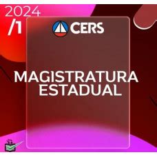 Magistratura Estadual Juiz De Direito Regular Cers