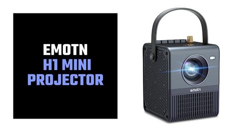 Emotn H1 Mini Projector Native 1080P 250 ANSI Lumen Android 9 0