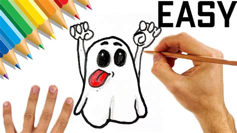 How To Draw Casper Easy Tutorial Youtube