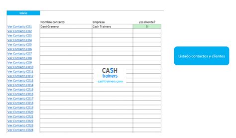 Plantilla Lista De Clientes En Excel Image To U