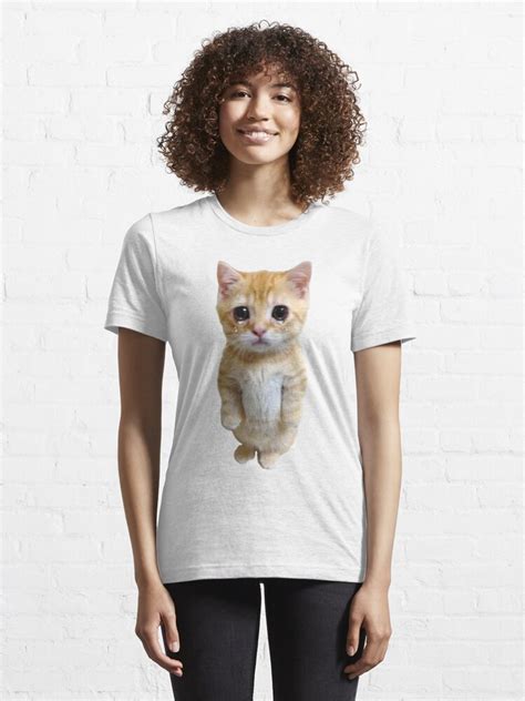 Hq Sad Crying Cat Standing Up Meme T Shirt For Sale By Fomodesigns Redbubble Crying Cat T