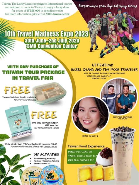 Taiwan Offers Travel Deals At Travel Madness Expo Ph The Manila Times