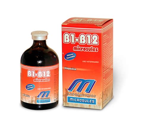 B1 B12 Microsules Laboratorios Microsules