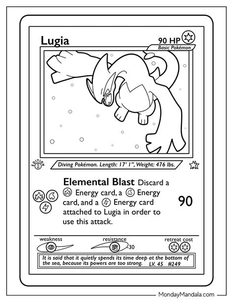 20 Pokemon Card Coloring Pages Free Pdf Printables