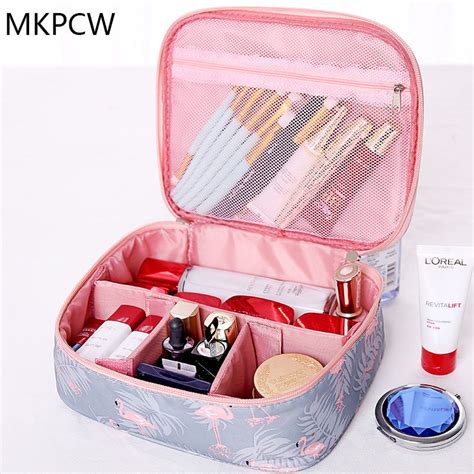 Neceser Waterproof Women Makeup Bag Cosmetic Bag Case Travel Make Up