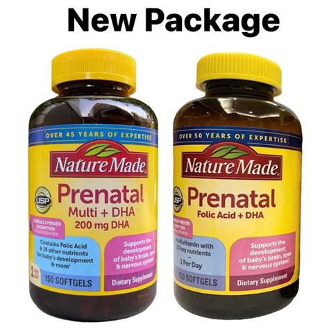 🔥🔥exp 04 2026 Nature Made Prenatal Multi Dha 200 Mg 150 Softgels Shopee Thailand