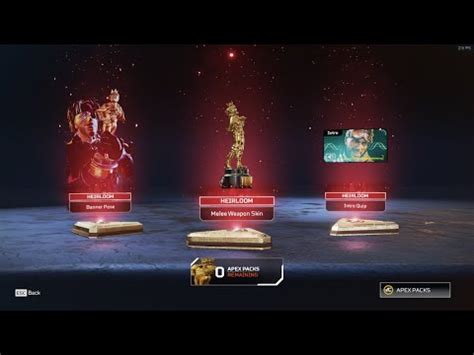 APEX Lost Treasure Event Pack Opening Mirage Heirloom Claimed YouTube